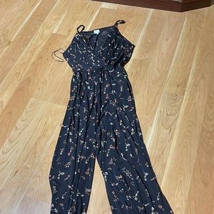 Low front cut romper